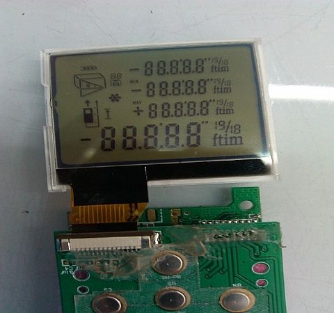 Laser rangefinder LCM LCD module